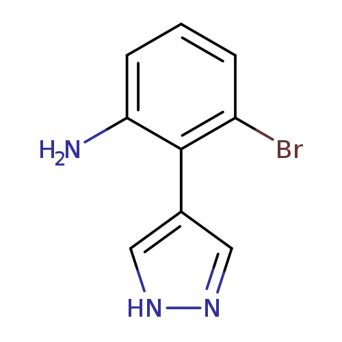 3-Bromo-2-(1H-pyrazol-4-yl)aniline