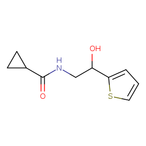 N-[2-hydroxy-2-(thiophen-2-yl)ethyl]cyclopropanecarboxamide