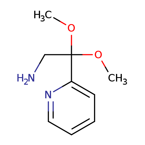 2,2-dimethoxy-2-(pyridin-2-yl)ethan-1-amine