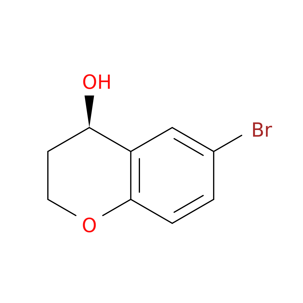 (4R)-6-bromo-3,4-dihydro-2H-1-benzopyran-4-ol