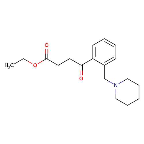 Ethyl 4-oxo-4-[2-(piperidinomethyl)phenyl]butyrate