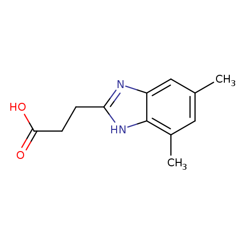 3-(5,7-Dimethyl-1H-benzo[d]imidazol-2-yl)propanoic acid