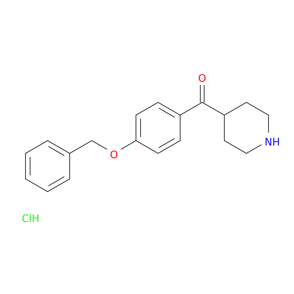 (4-Benzyloxy-phenyl)-piperidin-4-yl-methanone hydrochloride