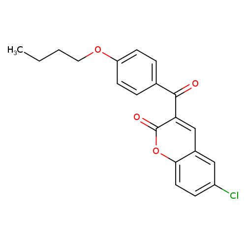 3-(4-butoxybenzoyl)-6-chloro-2H-chromen-2-one