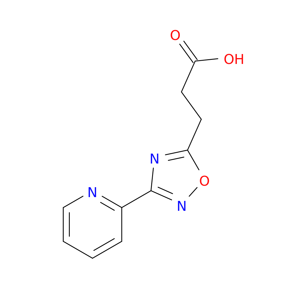 3-(3-Pyridin-2-yl-1,2,4-oxadiazol-5-yl)propanoic acid