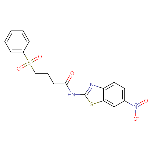 4-(benzenesulfonyl)-N-(6-nitro-1,3-benzothiazol-2-yl)butanamide