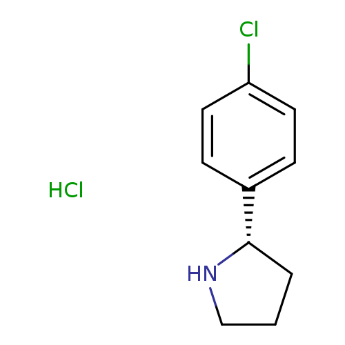 (2S)-2-(4-CHLOROPHENYL)PYRROLIDINE HCL