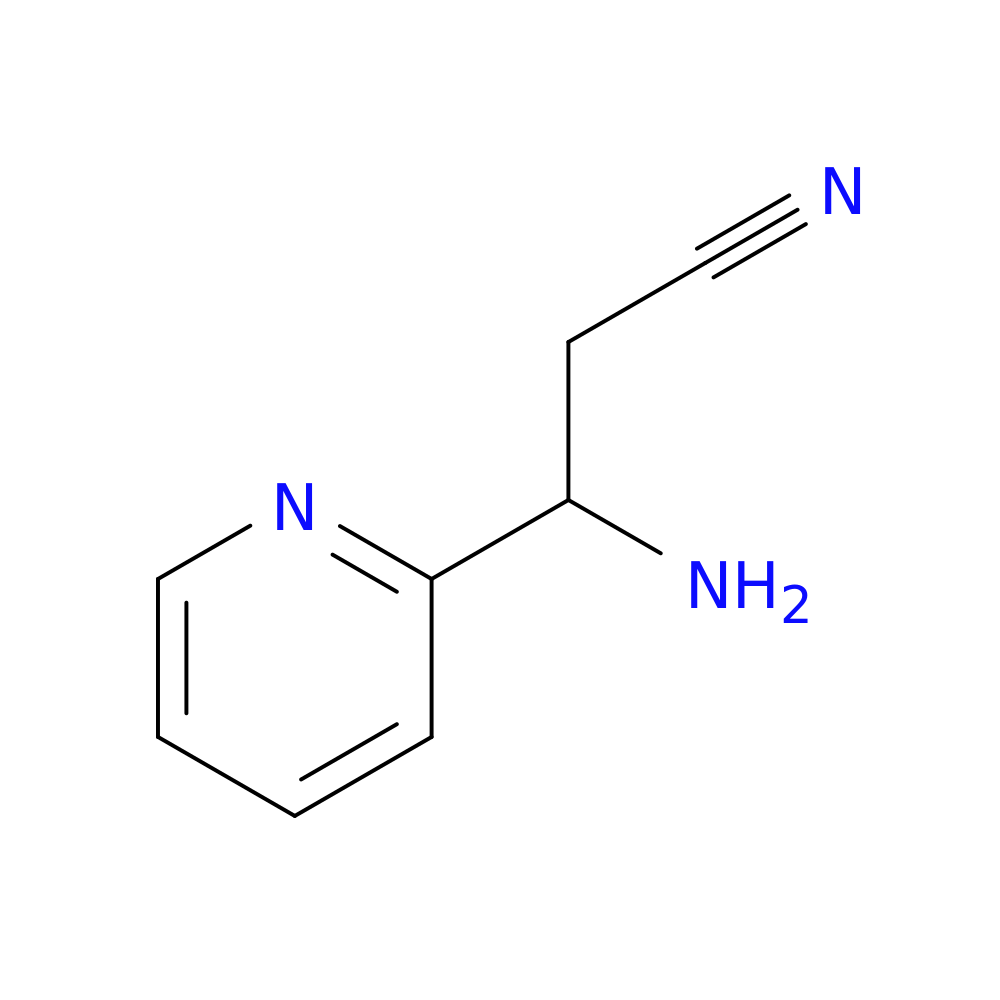 3-Amino-3-(pyridin-2-yl)propanenitrile