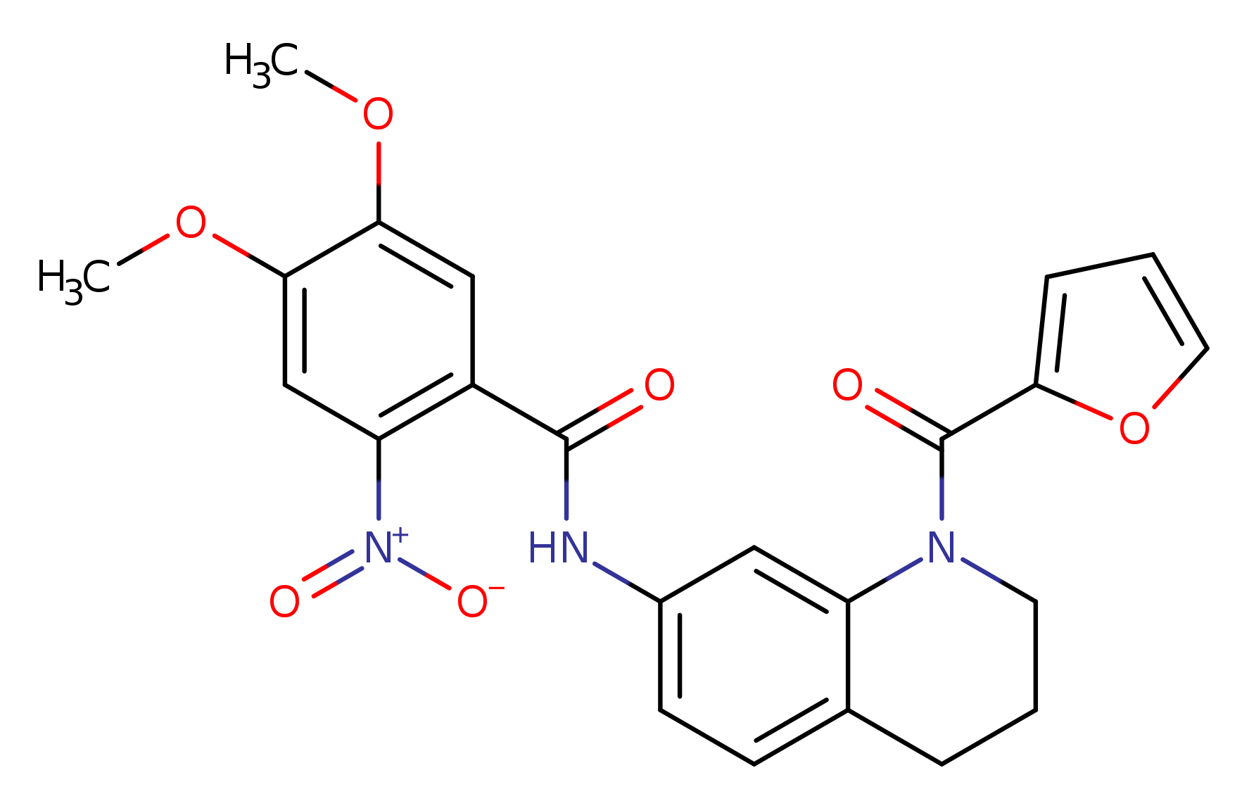N-[1-(furan-2-carbonyl)-1,2,3,4-tetrahydroquinolin-7-yl]-4,5-dimethoxy-2-nitrobenzamide