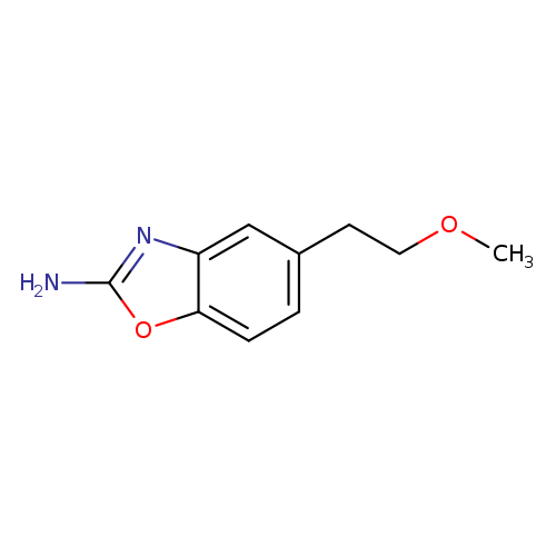 5-(2-methoxyethyl)-1,3-benzoxazol-2-amine
