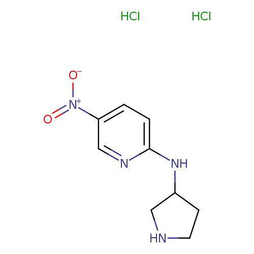 5-nitro-N-(pyrrolidin-3-yl)pyridin-2-amine dihydrochloride
