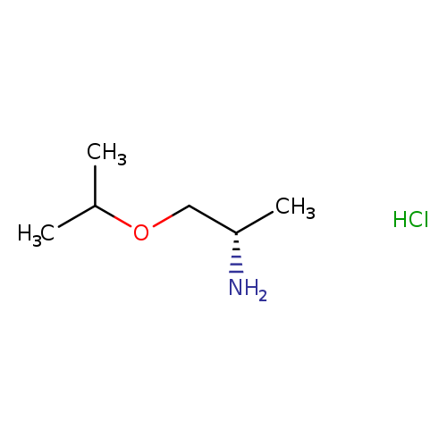 (2S)-1-(propan-2-yloxy)propan-2-amine hydrochloride