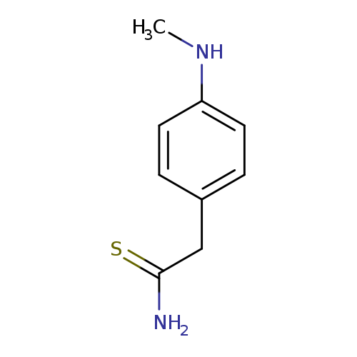 2-[4-(methylamino)phenyl]ethanethioamide