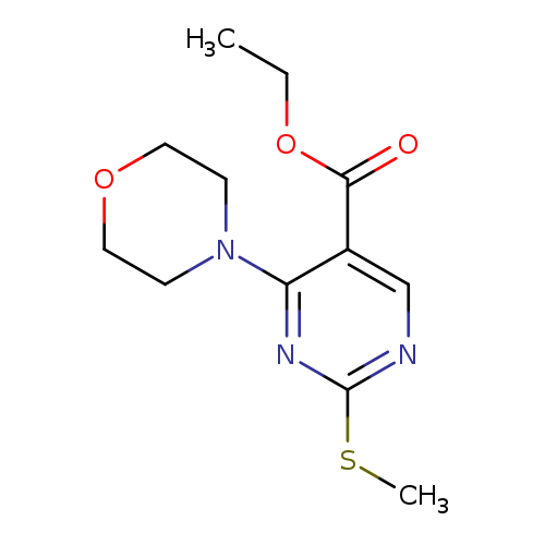 ethyl 2-(methylsulfanyl)-4-(morpholin-4-yl)pyrimidine-5-carboxylate