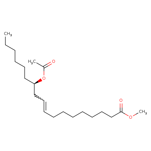 9-Octadecenoic acid, 12-(acetyloxy)-, methyl ester, (9Z,12R)-