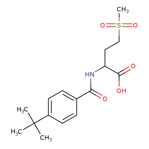 2-[(4-tert-Butylbenzoyl)amino]-4-(methylsulfonyl)butanoic acid