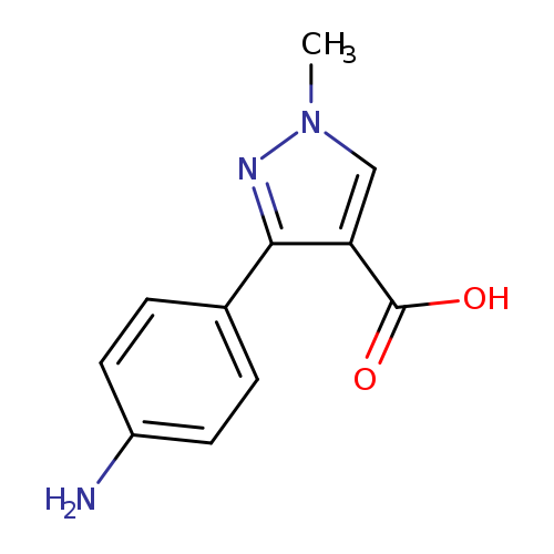 3-(4-Aminophenyl)-1-methyl-1H-pyrazole-4-carboxylic acid