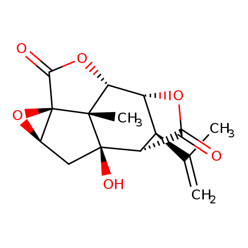3,6-Methano-8H-1,5,7-trioxacyclopenta[ij]cycloprop[a]azulene-4,8(3H)-dione, hexahydro-2a-hydroxy-8b-methyl-9-(1-methylethenyl)-, (1aR,2aR,3S,6R,6aS,8aS,8bR,9R)-