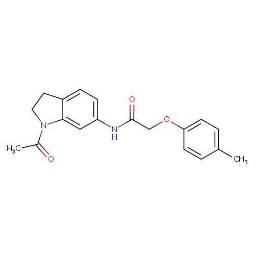 N-(1-acetyl-2,3-dihydro-1H-indol-6-yl)-2-(4-methylphenoxy)acetamide