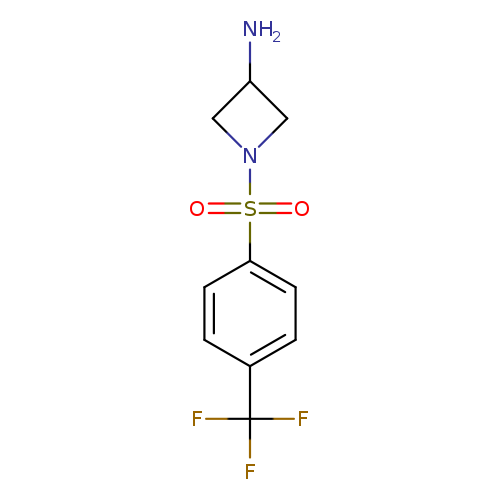 1-[4-(Trifluoromethyl)benzenesulfonyl]azetidin-3-amine