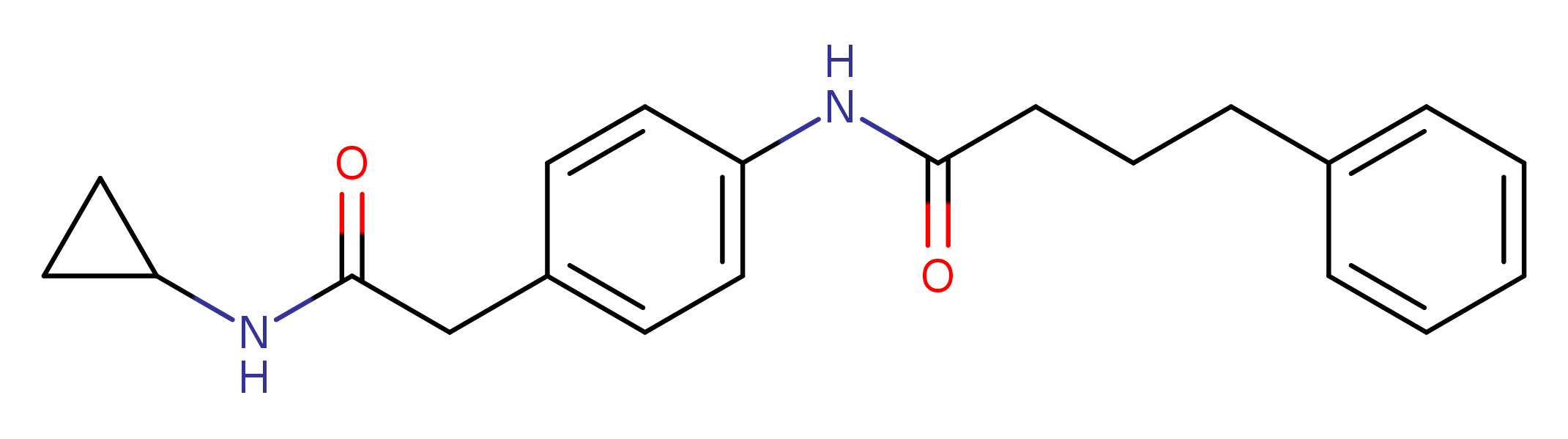 N-{4-[(cyclopropylcarbamoyl)methyl]phenyl}-4-phenylbutanamide