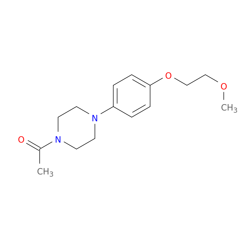 1-(4-(4-(2-Methoxyethoxy)phenyl)piperazin-1-yl)ethanone