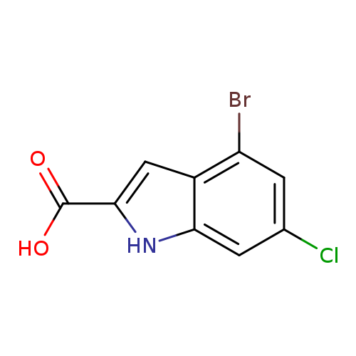 4-bromo-6-chloro-1H-indole-2-carboxylic acid