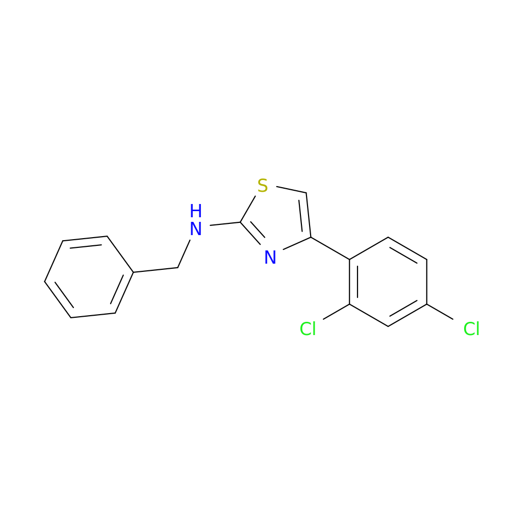 N-benzyl-4-(2,4-dichlorophenyl)-1,3-thiazol-2-amine