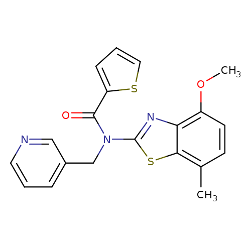 N-(4-methoxy-7-methyl-1,3-benzothiazol-2-yl)-N-[(pyridin-3-yl)methyl]thiophene-2-carboxamide