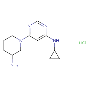 6-(3-Aminopiperidin-1-yl)-N-cyclopropylpyrimidin-4-amine hydrochloride
