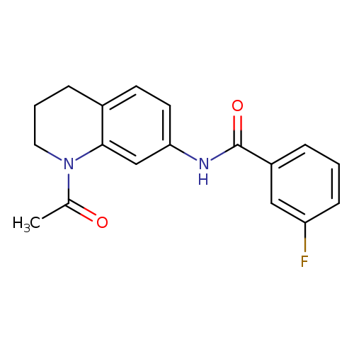 N-(1-acetyl-1,2,3,4-tetrahydroquinolin-7-yl)-3-fluorobenzamide