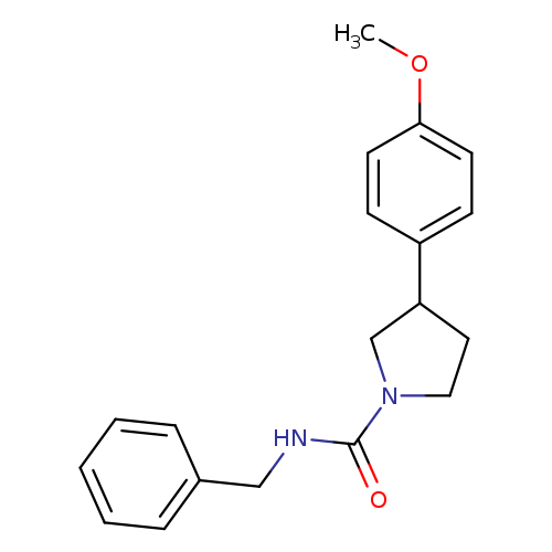 N-benzyl-3-(4-methoxyphenyl)pyrrolidine-1-carboxamide