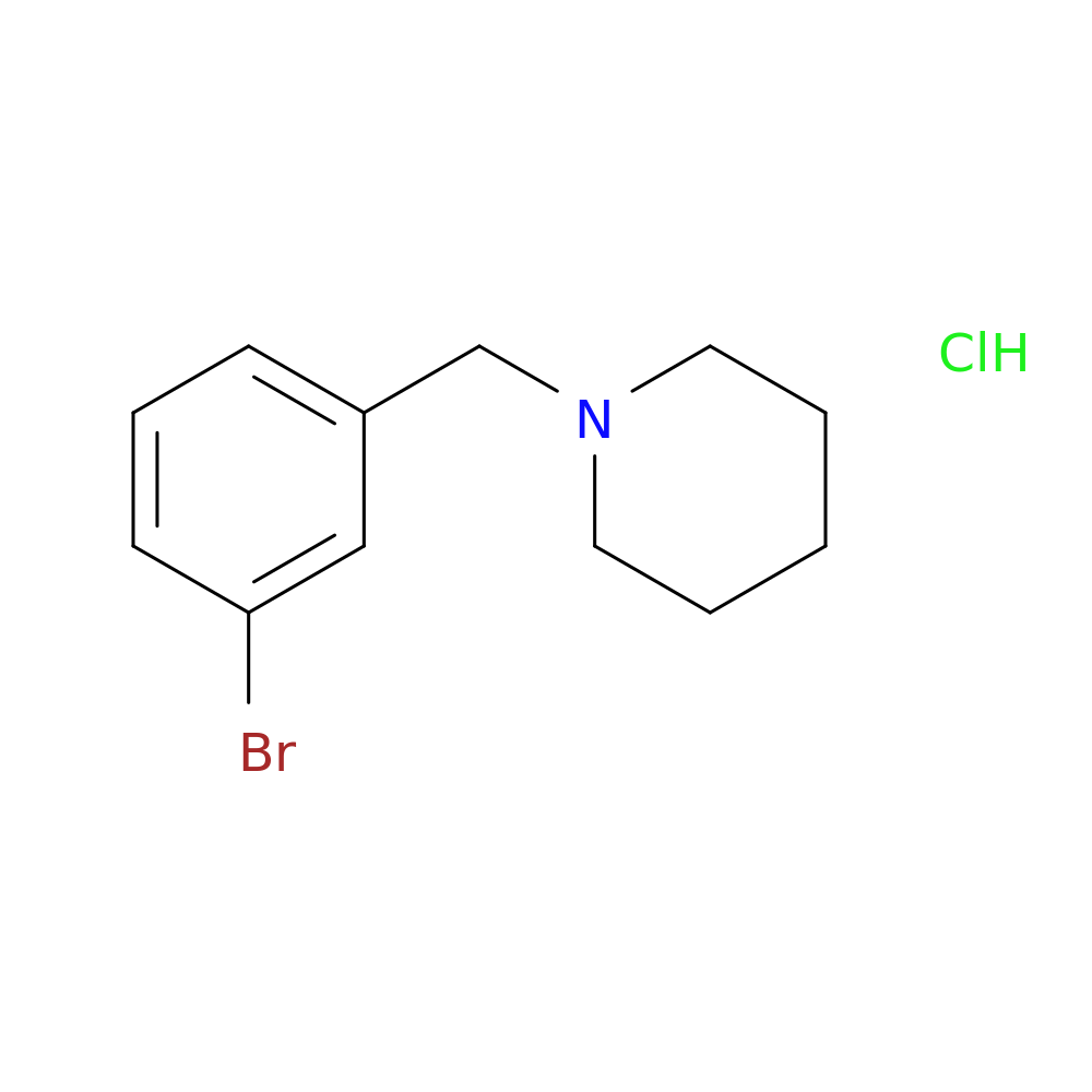 1-[(3-Bromophenyl)methyl]piperidine hydrochloride