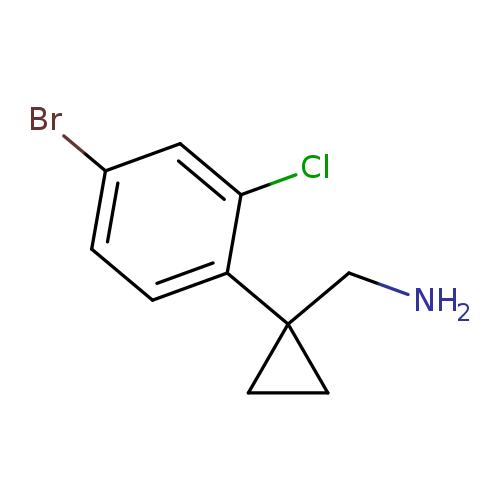 [1-(4-bromo-2-chlorophenyl)cyclopropyl]methanamine