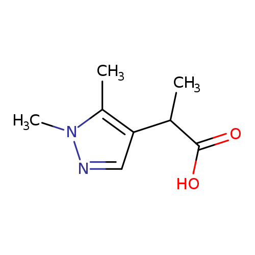 2-(1,5-dimethyl-1H-pyrazol-4-yl)propanoic acid