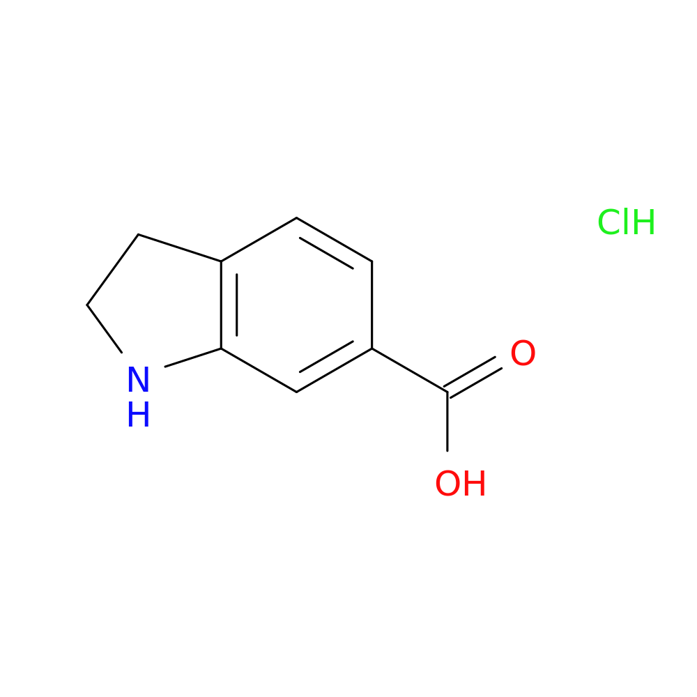 Indoline-6-carboxylic acid hydrochloride
