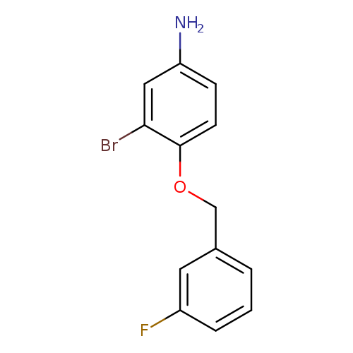3-bromo-4-[(3-fluorophenyl)methoxy]aniline