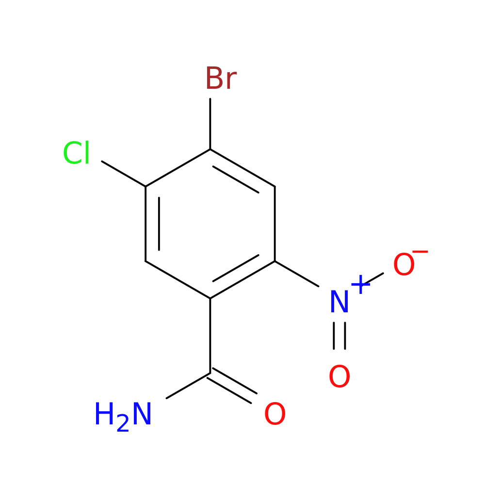 4-Bromo-5-chloro-2-nitrobenzamide