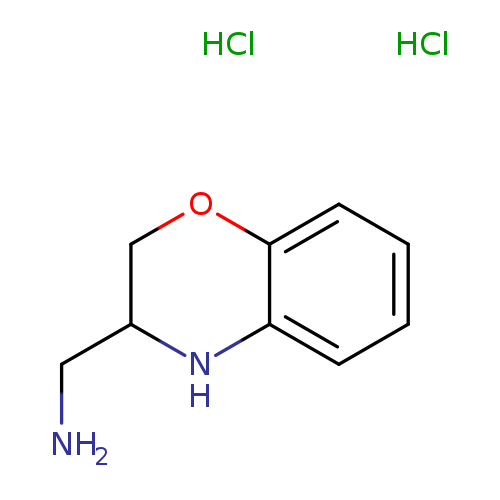 (3,4-dihydro-2H-benzo[b][1,4]oxazin-3-yl)methanamine dihydrochloride
