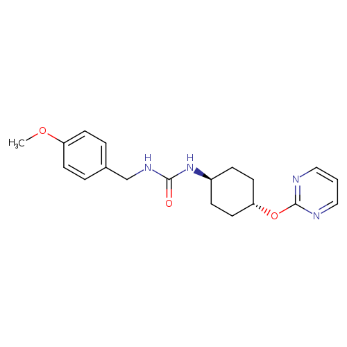 1-[(4-methoxyphenyl)methyl]-3-[(1r,4r)-4-(pyrimidin-2-yloxy)cyclohexyl]urea