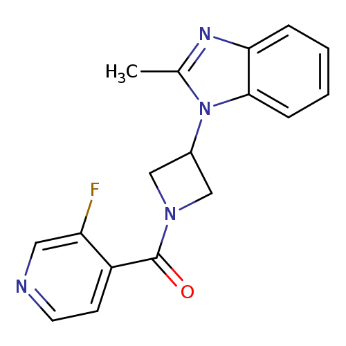 1-[1-(3-fluoropyridine-4-carbonyl)azetidin-3-yl]-2-methyl-1H-1,3-benzodiazole
