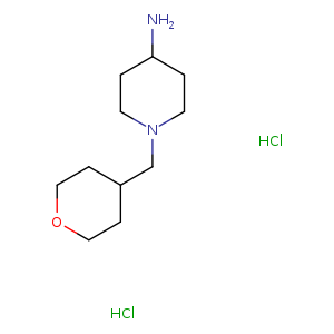 1-((Tetrahydro-2H-pyran-4-yl)methyl)piperidin-4-amine dihydrochloride