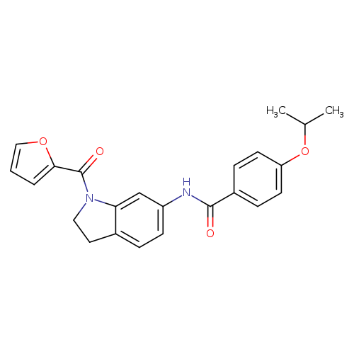 N-[1-(furan-2-carbonyl)-2,3-dihydro-1H-indol-6-yl]-4-(propan-2-yloxy)benzamide