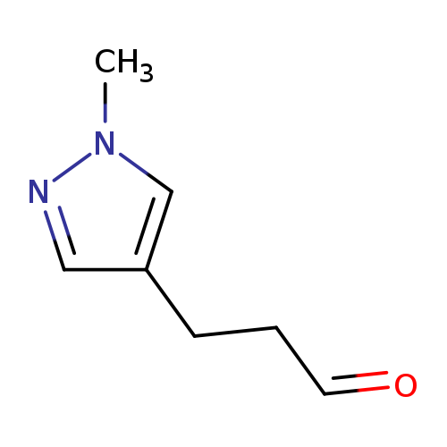 3-(1-methyl-1H-pyrazol-4-yl)propanal