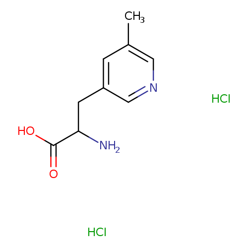 2-amino-3-(5-methylpyridin-3-yl)propanoic acid dihydrochloride