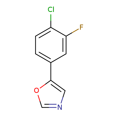 5-(4-Chloro-3-ffluorophenyl)-1,3-oxazole