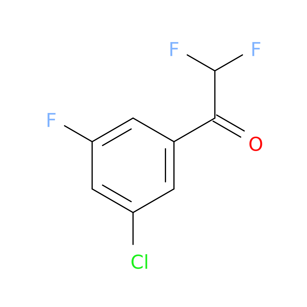 1-(3-chloro-5-fluorophenyl)-2,2-difluoroethan-1-one