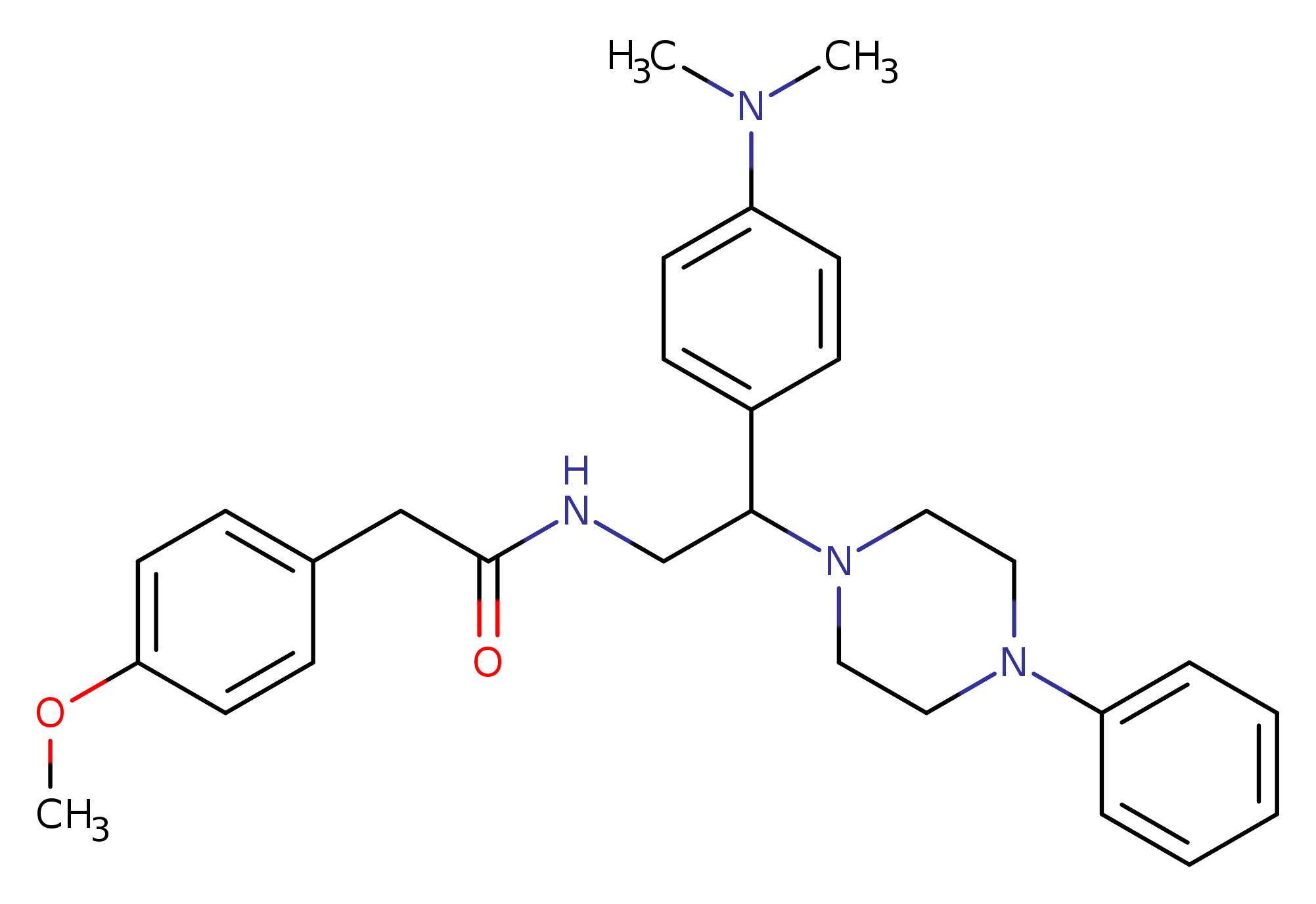 N-{2-[4-(dimethylamino)phenyl]-2-(4-phenylpiperazin-1-yl)ethyl}-2-(4-methoxyphenyl)acetamide