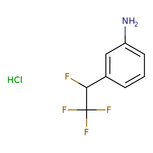 3-(1,2,2,2-tetrafluoroethyl)aniline hydrochloride