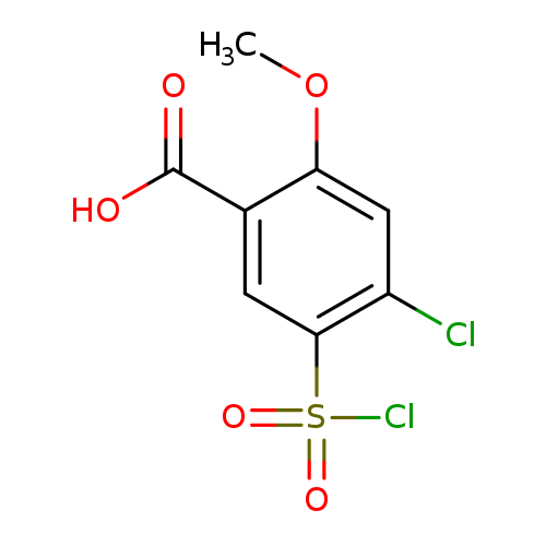 4-Chloro-5-(chlorosulfonyl)-2-methoxybenzoic acid